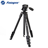 富图宝（Fotopro）S3 二维云台铝合金25#管摄影摄像便携旅行云台三脚架 主播直播支架 黑色