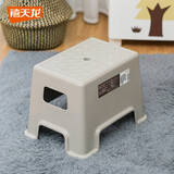 禧天龙塑料凳子家用浴室加厚防滑换鞋简易垫脚矮板凳堡垒凳一个装D-2027