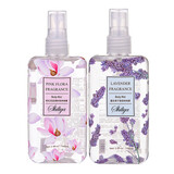 抖音香水女士淡香持久清新自然学生同款网红香体喷雾少女男士除味 粉红花语+薰衣草