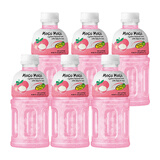 摩咕摩咕泰国进口 椰果果汁饮料 荔枝味320ml*6瓶