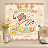 空色（Kongse）生日快乐数字油画diy手工填涂色动漫卡通人物儿童画挂画手绘油画画像生日创意手工伴手礼品油彩画