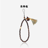 东来也「福禄双全」原创手机挂链中国风挂绳手腕挂链腕带沉香铜镀18K金相机挂饰耳机套防丢挂绳饰品吊坠