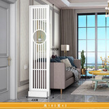 柒妖捌美家 QY BA MEI JIA新中式客厅隔断屏风玄关柜卧室酒店创意雕花双面门厅柜座屏可置物 高180长43(底盘宽度30)