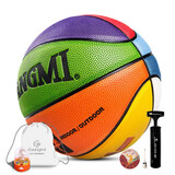 狂迷篮球儿童男女生5号幼儿中小学生青少年成人室内外通用篮球 【八色儿童5号球】适合6-8岁