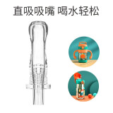 茶知润（CHAZRAIN）五彩运动杯配件吸嘴挂绳杯刷背带环 直吸吸嘴