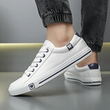 回力 经典系带百搭男女情侣款纯色低帮休闲帆布鞋 WXY709T 白色 41