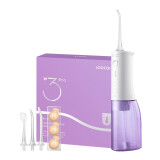 素士 SOOCAS 便携立式冲牙器 水牙线 洗牙器 预防牙结石洁牙器 W3pro紫-礼盒 七夕情人节礼物