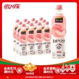 可口可乐（Coca-Cola）美汁源无糖果味气泡水0糖0脂汽水饮料480ml整箱装 蜜桃气泡水480ml*12瓶