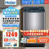 海尔（Haier）海尔洗衣机全自动波轮洗衣机 直驱变频洗脱一体大容量家用洗衣机大小神童 海尔10公斤【直驱变频+除螨洗】推荐