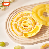 爱咔威（igroway）宝宝辅食模具IKV蒸糕烘焙模具盒婴儿 黄-圆形香肠模具