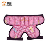 乐秀护臀轮滑滑板滑雪防摔裤溜冰滑冰护具防摔装备保护屁股垫 S码粉色（适合体重20-60斤）