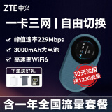 中兴随身wifi移动无线上网车载wifi网卡4g插卡MF79N随行Wifi笔记本网卡路由器 【推荐】U10S Pro+双网年套餐【移动/电信】