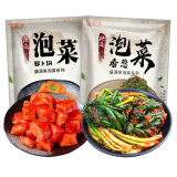 盛源来 泡菜组合700g 小香葱萝卜块 韩式正宗小包酸甜下饭咸菜即食