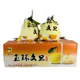 京鲜气玉环文旦柚 新鲜当季白心柚子台州楚门文旦柚白柚子整箱礼盒 甄选优果4枚【礼盒款】