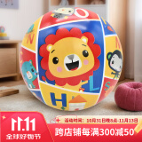 费雪（Fisher-Price）儿童玩具球 宝宝卡通小皮球拍拍球彩印球10cm狮子F6023-1