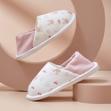 咕羊羊月子鞋夏季薄款网眼透气产后家居防滑孕妇包跟软底拖鞋女 【针织网眼】樱桃小兔 XL(39-41)