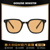 GENUINE MINISTERGM墨镜男女通用太阳镜可配变色防蓝光近视眼镜浪漫送礼情人节礼物 DANE-rose【茶黄色镜片】