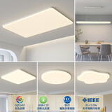 时光大师中山灯具2025款客厅卧室灯餐厅灯现代简约全屋套餐智能APP吸顶灯 白色·3室2厅·三色变光(免费安装)