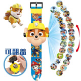 乐千寻手表儿童玩具卡通投影宝宝幼儿园女孩3-6岁男孩发光手表 小力【24图投影+时间+翻盖】