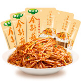 金大州香辣红油金针菇82g*5袋  卤味休闲小零食四川特产小吃下饭菜