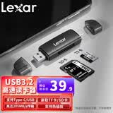 雷克沙TF卡内存卡大疆pocket3 4内存卡action4/5Pro/6存储卡 行车记录仪class10 U3高速micro sd卡 Type-C口手机读卡器 TF卡