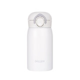 Diller 轻量保温杯日本SUS316不锈钢标 便携男女办公水杯儿童学生杯子 新款白色320ML 官方标配