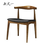 暖宏 北欧实木书桌书架一体组合电脑桌台式桌家用美式LOFT办公电脑桌写字桌子 款式1