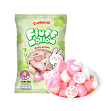 可尼斯（CorNiche）香草味猫爪心形棉花糖118g 菲律宾进口儿童休闲零食 万圣节糖果