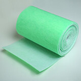 活性炭过滤棉水族箱鱼缸生化棉过滤材料高密度净水海绵 绿白棉120*30*0.3厘米 五张