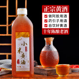 甘伟小米黄酒阿胶糕12度纯粮酿造黄酒1瓶2斤重清爽半甜型（十年陈酿）