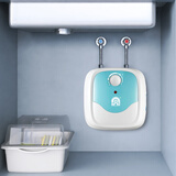 容声小厨宝电热水器家用储水式低功率速热厨房厨卫台下加热器可调温厨房宝热水龙头上下出水A1T6 6L 1500W 自行安装+上出水