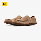 CAT卡特休闲鞋皮鞋船鞋男鞋一脚蹬防滑耐磨干爽鞋子商场同款 杏黄 39