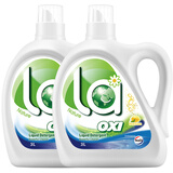 威露士（Walch）洗衣液la有氧洗除菌除螨留香高效除菌清洁机洗手洗清新套装 柠檬3L*2