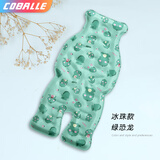 酷贝乐（coballe）婴儿推车凉席宝宝餐椅垫子儿童安全座椅冰垫坐靠苎麻冰珠夏季通用 绿恐龙【冰珠款】