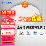 飞利浦（PHILIPS）全光谱LED三防吸顶灯阳台灯厨房专用超薄灯具卧室灯小白灯恒烁24W