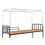 西漢（XIHAN）伸缩床帘支架 送风扇杆 学生宿舍1m蚊帐杆子1.2m床架0.9m杆子0.8m 不锈钢全伸缩压脚款(高可到1.5m