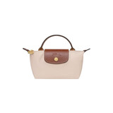 珑骧（LONGCHAMP）Le Pliage 帆布短柄饺子包迷你手提包  米白色 L34175089P71 