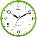 康巴丝（Compas） 挂钟客厅简约钟表挂墙现代办公室石英钟时钟创意座钟卧室挂钟 2802绿色