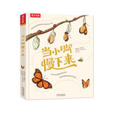 当小脚慢下来 唯美治愈自然系科普绘本[3-6岁]Gucci 御用插画 儿童绘本  