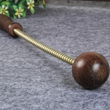 檀友志 鸡翅木质弹簧按摩捶保健锤经络锤实木敲背锤敲打锤健身小木锤子