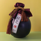 黄氏贵州黄氏黑糯米酒多口味微醺男女士低度甜米酒500ml 桂花酒12度500ml