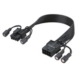 尘土显卡滤波电容延长线 消除显卡啸叫电容线 滤波线 加电容显卡线 显卡8P滤波四电容延长线 20CM