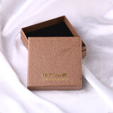 烟雨江南 项链饰品包装盒礼盒精致精美纸盒成本价售不单卖 咖色小方礼盒