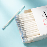 高温消失笔服装专用 布料气退热熔热消笔褪色水溶水消色笔芯布用 粗杆白色100支【通常用于皮革】 高温消失或水消失