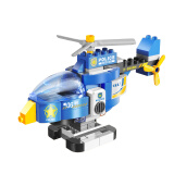 费乐（FEELO）兼容乐高大颗粒拼装积木玩具男孩女孩儿童节日生日礼物120颗粒直升飞机2208