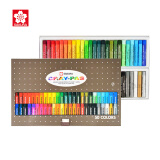 樱花(SAKURA)油画棒蜡笔50色套装 精装礼物礼盒款 儿童安全绘画画笔美术彩绘工具玩具