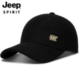 吉普（JEEP）羊毛帽子男士棒球帽秋冬加厚保暖鸭舌帽男女士百搭防寒帽A0627