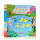 童谣纸板机关操作玩具书Sing Along With Me:Five Little Ducks英文原版