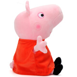 小猪佩奇毛绒玩具公仔玩偶佩佩猪粉红猪小妹佩奇乔治布娃娃女孩生日礼物 佩奇（含脚高约19厘米）