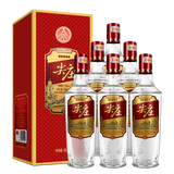 五粮液股份出品 四川宜宾生产 浓香型白酒 口粮酒 高粱酒 自饮聚会商务 42度 500mL 6瓶 尖庄新红优